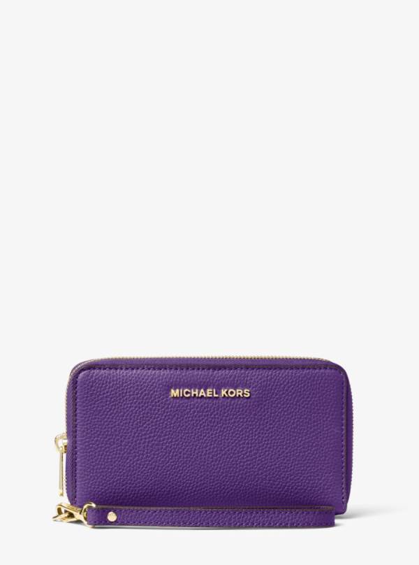 Damske Penazenky Michael Kors Large Leather Smartphone Wristlet Nachový - Doplnky Michael Kors Obchod | WOTHN-1347